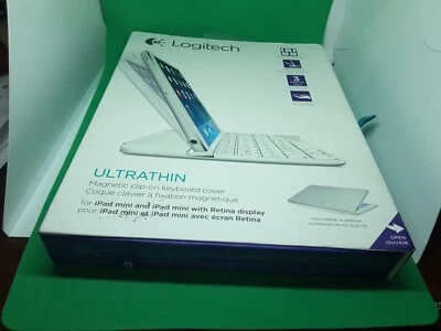 Logitech ultrathin keyboard cover for iPad Air/new/clip-on 920-006260x - Image 1 of 4