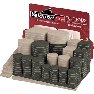 Felt Furniture Pads - 216 Pcs Furniture Pads Hardwoods Floors Self Adhesive, ... - Picture 1 of 12