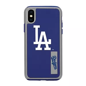 FOCO MLB Los Angeles Dodgers Dual Hybrid Case for iPhone X & XS (5.8") - Picture 1 of 1