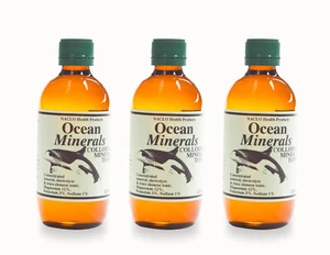 Ocean Colloidal Mineral Concentrate Natural Rich Supplement 200ml 3 pieces - Picture 1 of 1