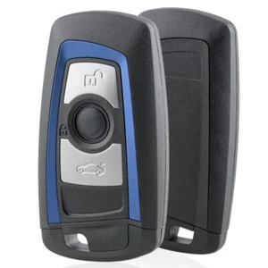 Car Key Shell Cover Remote Keyless Fit for BMW CAS4 F 3 5 7 Series E90 E92 E93 - Picture 1 of 12