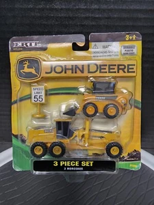 ERTL John Deere Road Grader & Skidster Set, Working Parts, NEW (37290 - 2008) - Picture 1 of 7