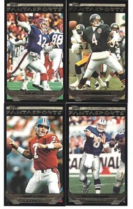 topps FANTASPORTS Football THE CARD SET 1993 (1-200) (RARE) (Cards are 3" x 5") - Bild 1 von 12