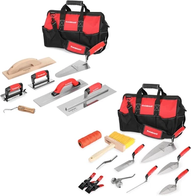 12 Pieces Masonry Hand Tool Set &  8 Piece Masonry Hand Tool Set - Image 1 of 4