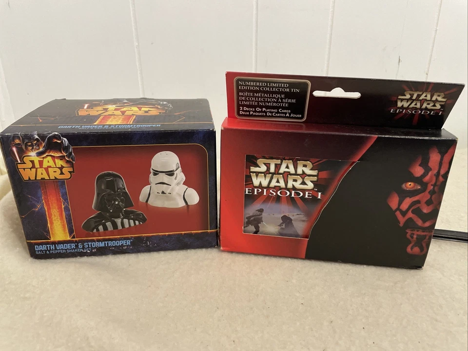 Disney Star Wars Salt & Pepper Shaker Darth Vader Stormtrooper 3d Character Mug