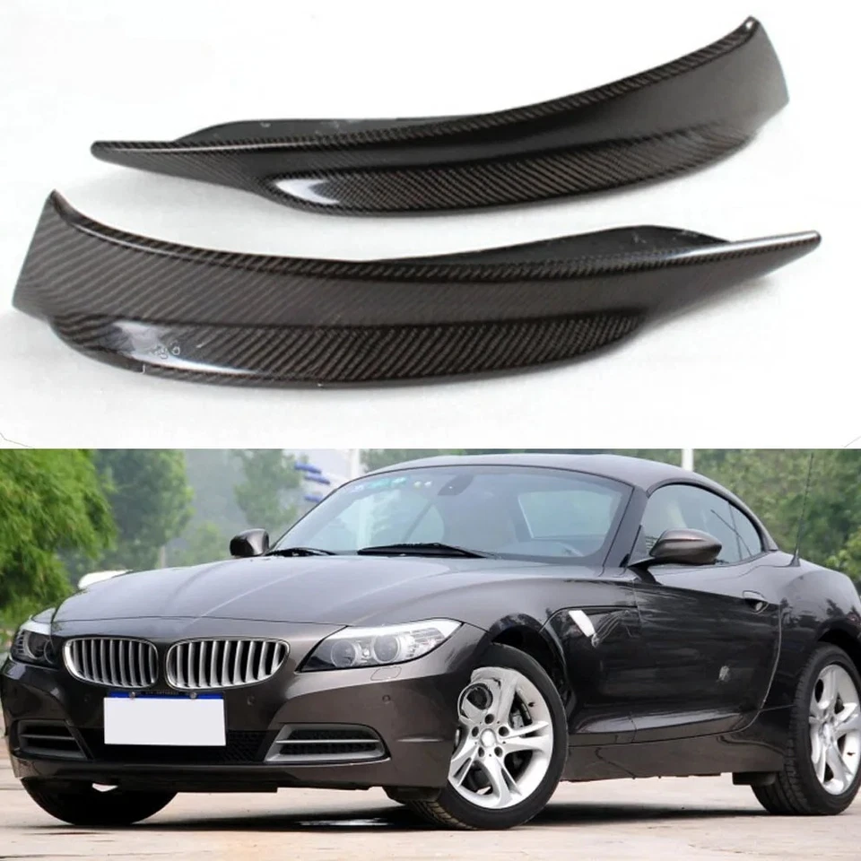 Real Carbon Fiber Front Bumper Splitter Spoiler BodyKit For BMW Z4 E89 2011-2012 - Image 1 of 4