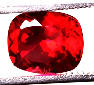 13.8 Cts. Natural Mozambique Red Ruby Cushion Shape Certified Gemstone - Picture 1 of 4