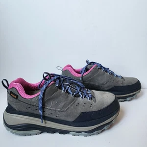 Scarpe Hoka One One da donna taglia 9,5 Tor Summit grigie sneakers da corsa evento Vibram - Foto 1 di 10