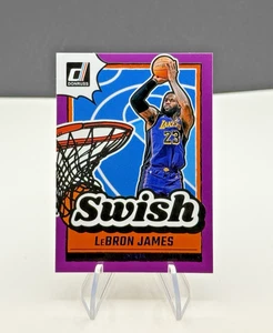 2024-25 Panini Donruss LeBron James Swish #2 Purple Press Proof LA Lakers SP - Picture 1 of 3