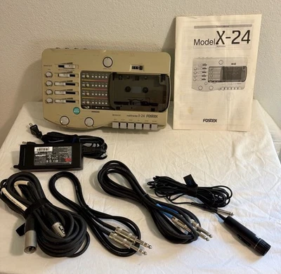 Fostex X-24 Multitracker Cassette Recorder READ POWERS ON PARTIAL TEST AS IS - Image 1 of 4