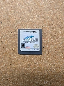 Final Fantasy III (Nintendo DS, 2006) Authentic, Game Cart Only - Picture 1 of 2