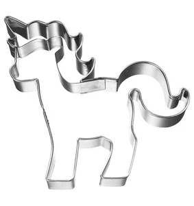 Ausstecher Ausstechform Einhorn Innenprägung 8cm Edelstahl Plätzchen backen - Bild 1 von 3