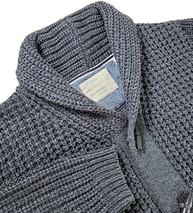 WEATHERPROOF ORIGINAL VINTAGE BLACK CARDIGAN TOGGLE SHAWL COLLAR MEN MEDIUM - Picture 1 of 9