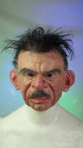 Realistic Old Man Silicone Mask Movie-Quality FX Halloween Cosplay  Handcrafted - Picture 1 of 6