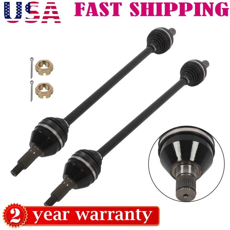 For Can-Am Maverick X3 Max Turbo 72" 2017-2023 705502362 Rear CV Axle Set of 2 - Image 1 of 4