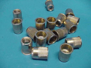 10 Pieces ATLAS-Pem M10 x 1.5 Metric Steel Rivnut Insert Nutsert AEKS8-1015-3.8 - Picture 1 of 4