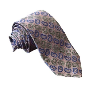 NEW Robert Talbott Best of Class Modern Silk Neck Tie USA Paisley Copper Men - Picture 1 of 5