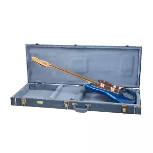 Crossrock Wooden For Jazzmaster/Jaguar Style Electric Guitars-Smoke Blue - Picture 1 of 6