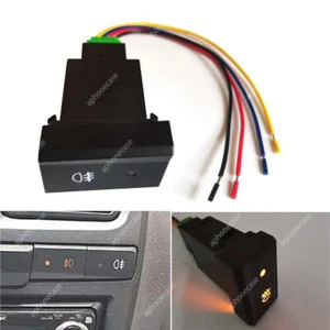 Push Button Fog Lights Switch For Hyundai Accent w/LED Indicator Lights 4-Pole - Picture 1 of 12