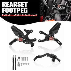 For Honda CBR1000RR-R Fireblade SP 2021-2024 Adjustable Footpegs Rearsets Rear - Picture 1 of 10