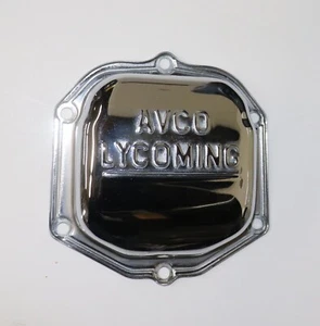 Chromed Avco Lycoming O235, 320, 360, 540 Valve Cover, PN 61247 Marked - w/ Ding - Picture 1 of 7