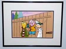 ED EDD N EDDY FRAMED ORIGINAL PRODUCTION CEL CARTOON NETWORK