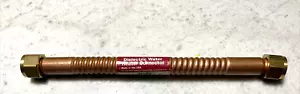 Sioux Chief 3/4" Water Heater 12" Swivel Corrugated Hose Connector 634-112 Home - Picture 1 of 5