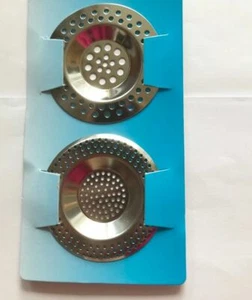 Colador de desagüe de metal de 2 unidades colador de desagüe colador de desagüe colador de desagüe colador de cabello - Imagen 1 de 1