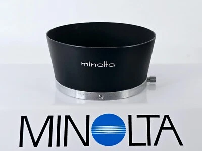 🌸[Casi COMO NUEVO+++] Campana metálica Minolta D57KB para Auto Rokkor 58 mm F1.4 de JAPÓN Foto 1 de 4