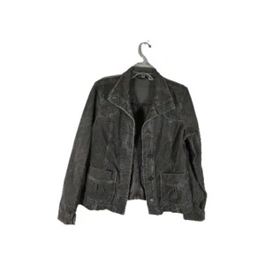 Eddie Bauer Cordjacke Damen Medium Knopfleiste Mantel mit Taschen  - Bild 1 von 6