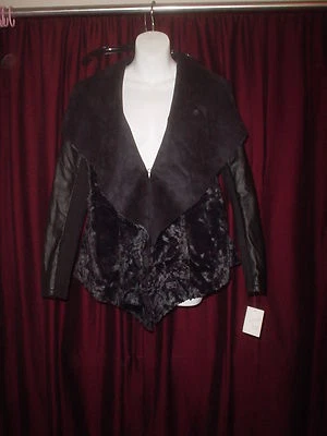 CHAQUETA/ABRIGO SEÑORA/MUJER (JACLYN SMITH) PIEL SINTÉTICA NEGRA-PIEL SINTÉTICA TALLA S (NUEVO) Foto 1 de 4