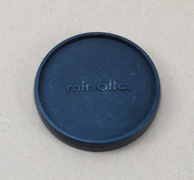 Early Vintage Minolta 55mm Push-On Front Lens Cap SLR Camera OEM SR/MC/MD - Image 1 of 2