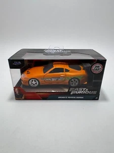 Jada Fast And Furious Brian's Toyota Supra 1:32 orange Die Cast, *NEU* - Bild 1 von 8