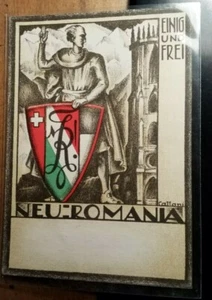Verbindung Neu-Romania Fribourg Freiburg Üechtland 1955 Karte Studentika Schweiz - Picture 1 of 1