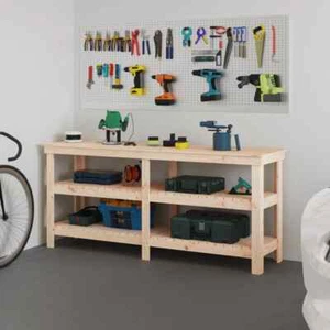 Work 181x50x80 Solid Wood Pine P6C6 - Picture 1 of 9