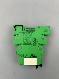 PLC-BSC-24DC/21-21 29 67 015 Phoenix Contact Relay Base, Gray, Sold By Unit - Picture 1 of 4