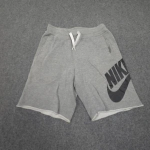 Nike Shorts Kids XSMALL Grey Activewear Lightweight Drawstring Swoosh Size XS - Picture 1 of 9