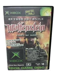 Mayo 2003 Disco Demostración Oficial Xbox #18 Return To Castle Wolfenstein - Funda Rara - Imagen 1 de 7