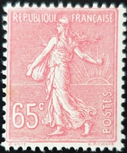 France Stamp Type Sower N° 201 mint (Foxing) - Picture 1 of 2