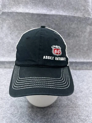 Phillips 66 Asset Integrity Hat Cap Strap Back Adult Black Cotton Poly Trucker - Image 1 of 4
