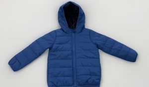 NWT BOYS CARTER’S SIZE S / 4 BLUE LIGHTWEGHT PUFFER JACKET COAT - Picture 1 of 3