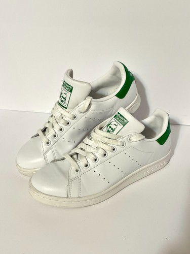 Adidas Stan Smith bianche verdi; US donna 7