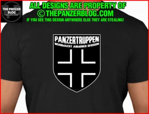 Panzertruppen Armored Division T-Shirt WWII German - Picture 1 of 49