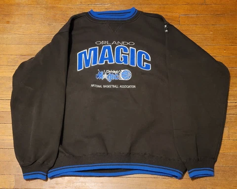 Vintage Mens Logo Athletic Orlando Magic  Crewneck Sweatshirt 90s Sz XL Cover