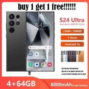 Nuevo Smartphone S24 Ultra 5G 7.3" Desbloqueado De Fábrica Android Celulares Doble SIM - Imagen 1 de 32