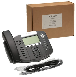 Polycom SoundPoint IP 650 HD Voz SIP Altavoz Teléfono PoE 2201-12630-001 NUEVO/CAJA - Imagen 1 de 7