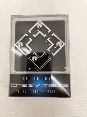 Loncraine Broxton The Ultimate Crazy Maze Puzzle No. 6 Devilishly Difficult HTF - Image 1 of 4