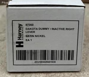 Harney Hardware Dakota Inactive Right Lever Satin Nickel - Picture 1 of 7