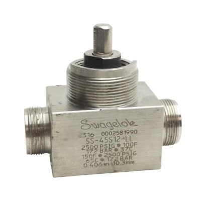 Swaglok SS-45S12-LL Ball Valve, 2500Psig, 3/4in Swagelok *No Fittings* - Image 1 of 4