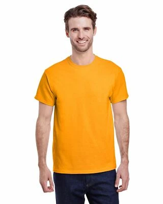 Gildan Camiseta de Algodón Pesado para Hombres Manga Corta Cuello Redondo Camiseta S-3XL G500 5000 Foto 1 de 2